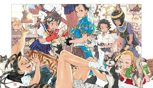 Street Fighter 30th anniversary tribute by Kinu Nishimura.