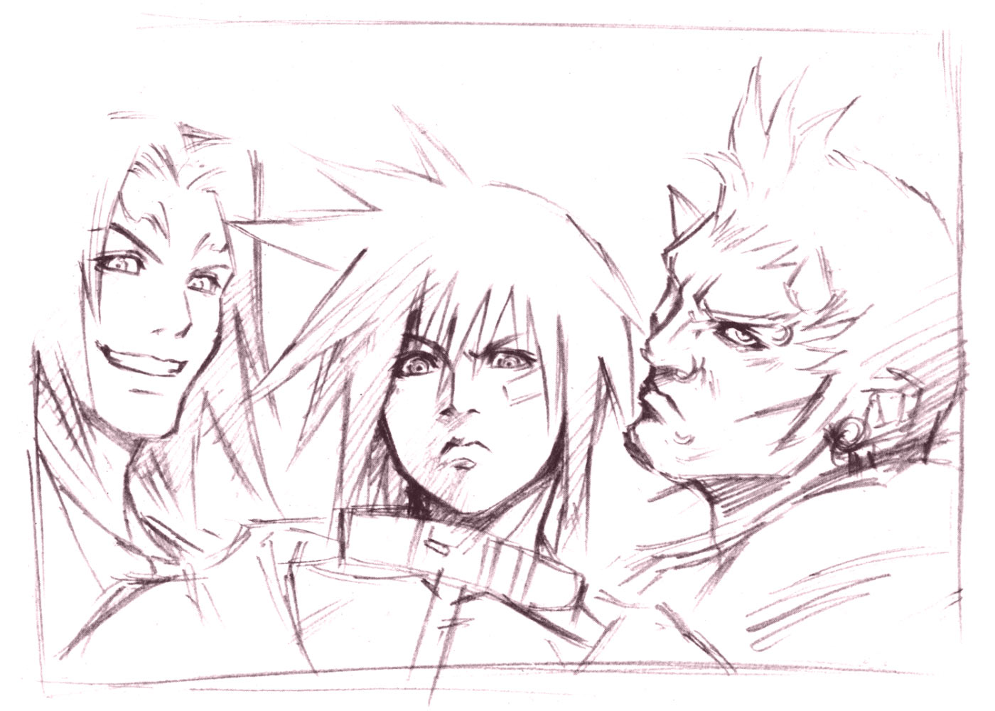 Heroes Sketch from The Bouncer