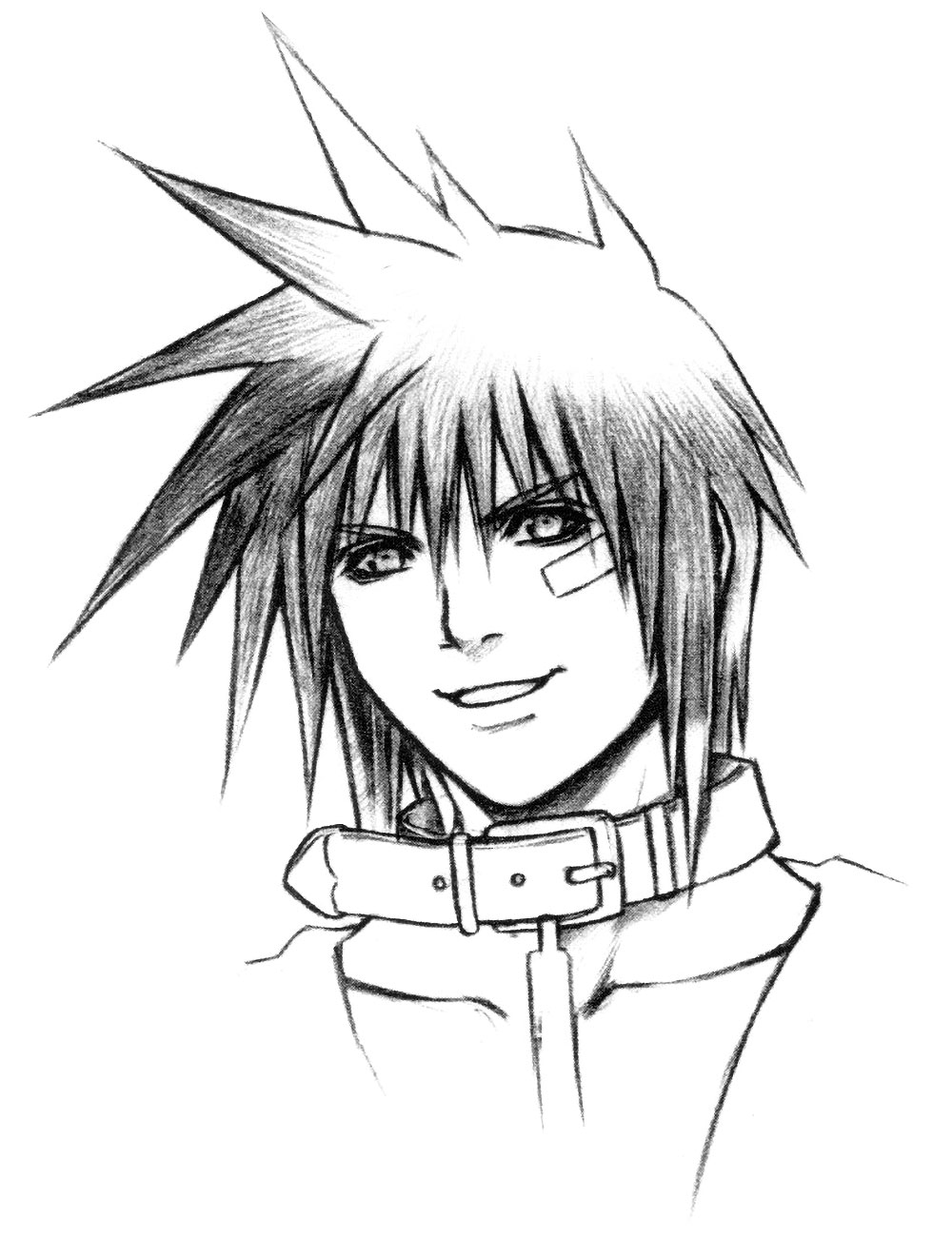 Sion Barzahd Face Sketch from The Bouncer