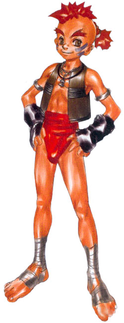 Korcha Art from Chrono Cross