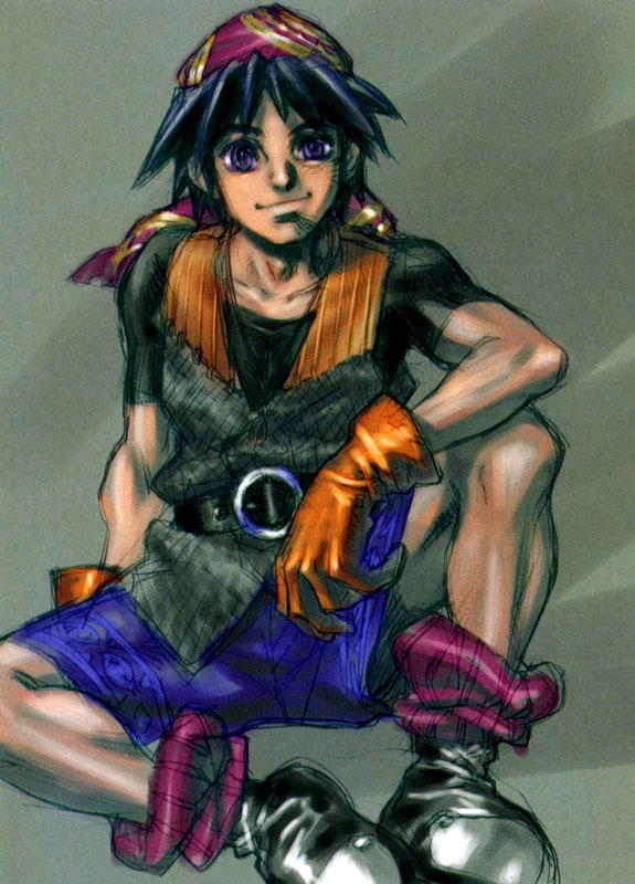 Serge Concept Art from Chrono Cross