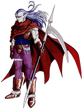 Magus Artwork from Chrono Trigger