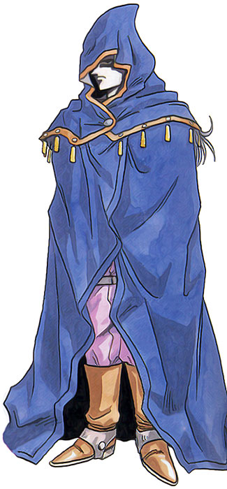 Cloaked Magus Art from Chrono Trigger