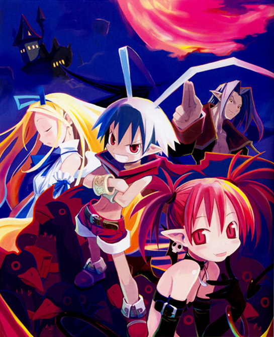 Main Characters Art from Disgaea: Hour of Darkness