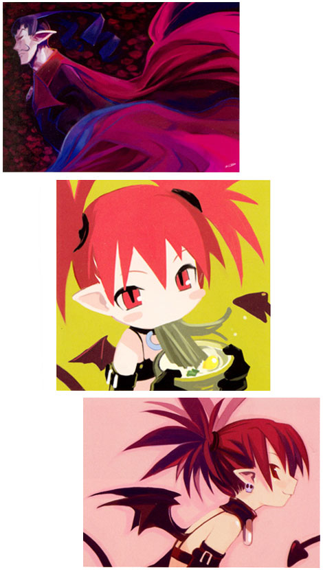 Krichevskoy & Etna Concepts from Disgaea: Hour of Darkness