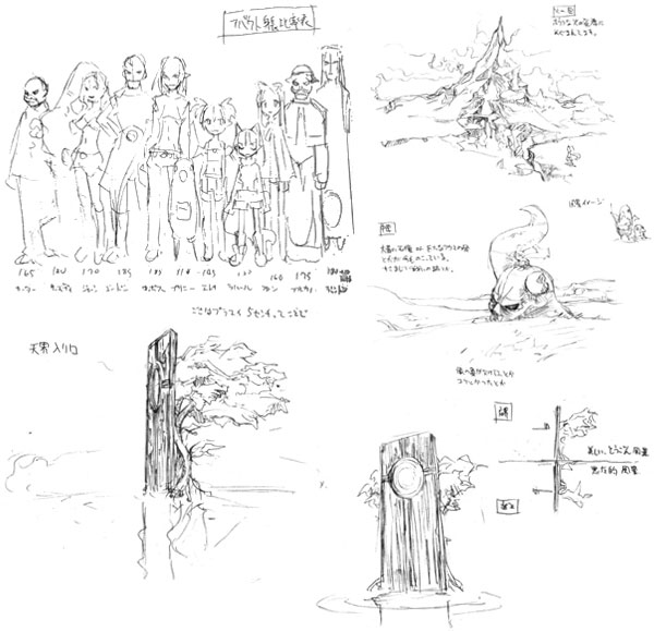 Miscellaneous Sketches from Disgaea: Hour of Darkness