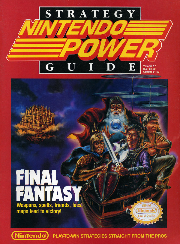 Nintendo Power Cover Art from Final Fantasy