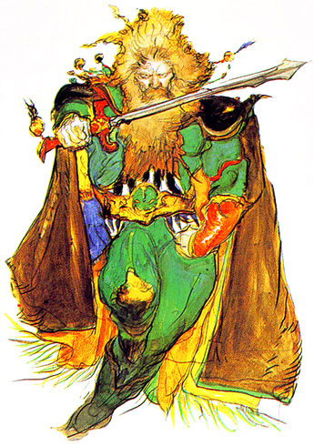 Final Fantasy VI - Banon Art