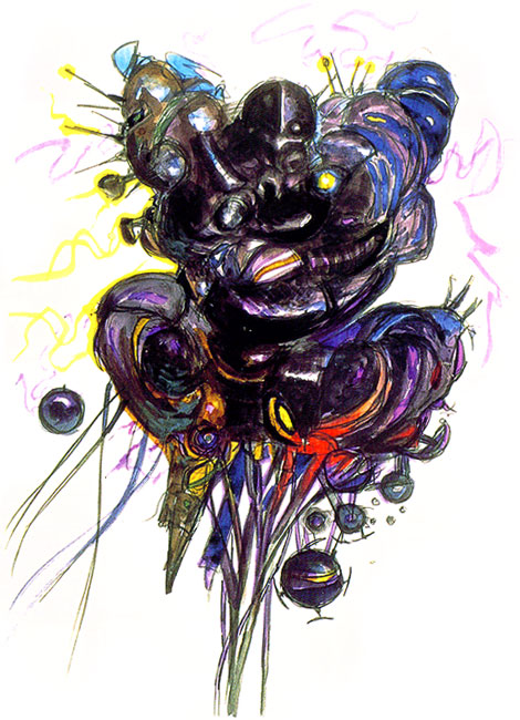 Final Fantasy IV - Tower of Babel Boss Art