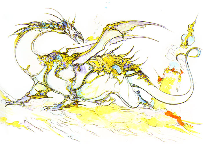 Final Fantasy V - Dragon Art