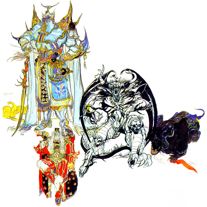 Exdeath (FF5), Gestahl (FF6), Chaos (FF1), & Cagnazzo (FF4)
