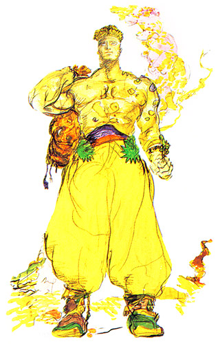Final Fantasy VI - Sabin Art