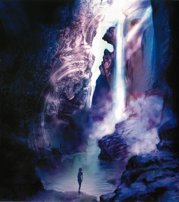 Pool Concept Art from Final Fantasy X-2