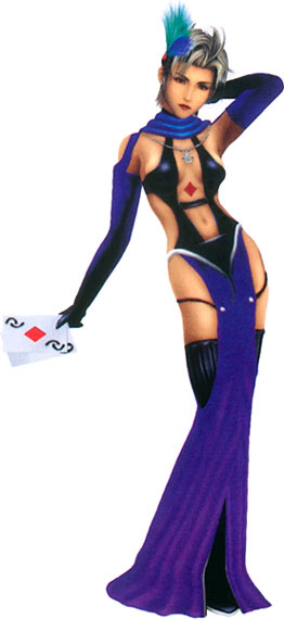 Paine, Lady Luck Art from Final Fantasy X-2