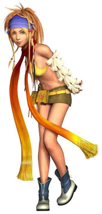 Rikku CG Art from Final Fantasy X-2