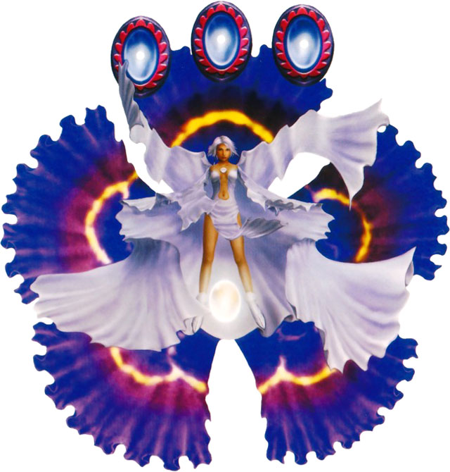 Yuna, Floral Fallal Art from Final Fantasy X-2
