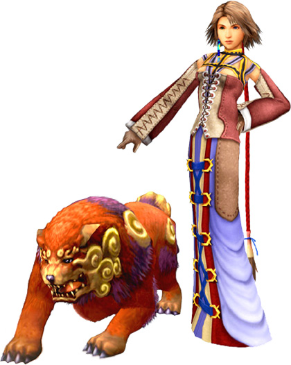 Yuna, Trainer Art from Final Fantasy X-2