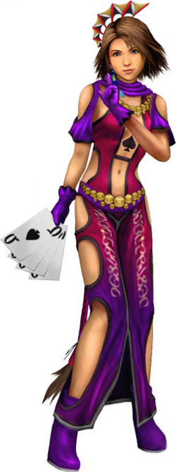 Yuna, Lady Luck Art from Final Fantasy X-2