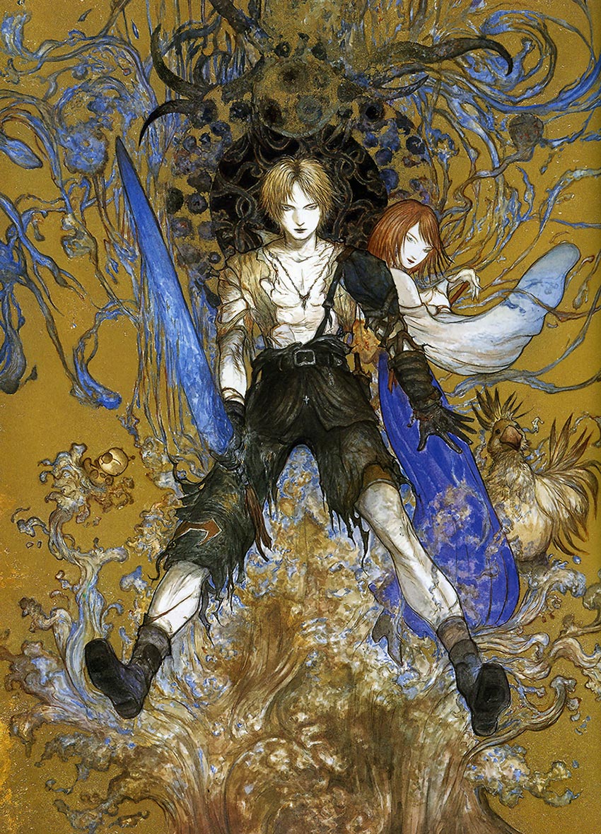 Tidus & Yuna Art by Amano from Final Fantasy X
