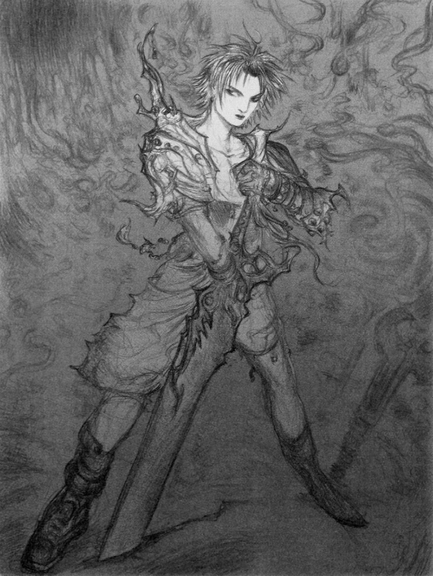 Tidus Art by Amano from Final Fantasy X