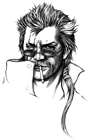 Auron Face Sketch