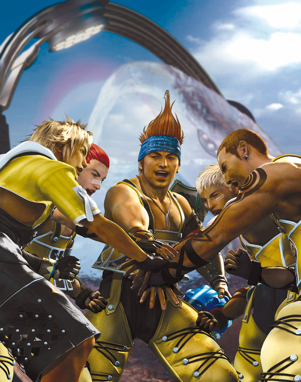 Wakka & Aurochs CG Artwork from Final Fantasy X