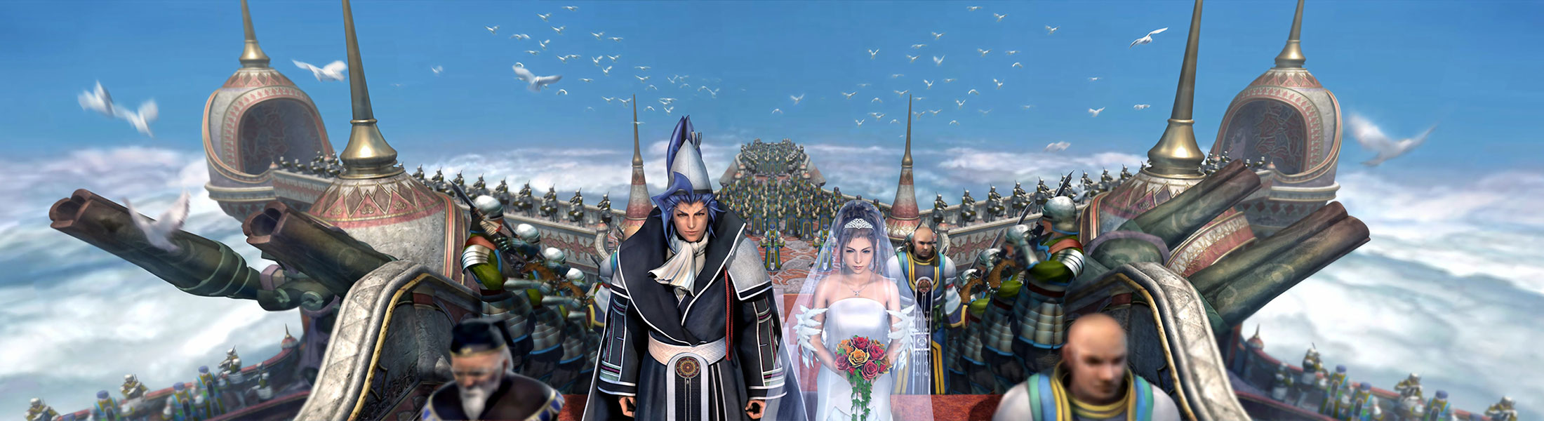 Wedding CG Artwork from Final Fantasy X