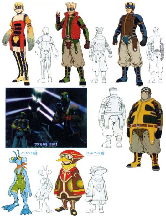 Al Bhed Characters Art from Final Fantasy X