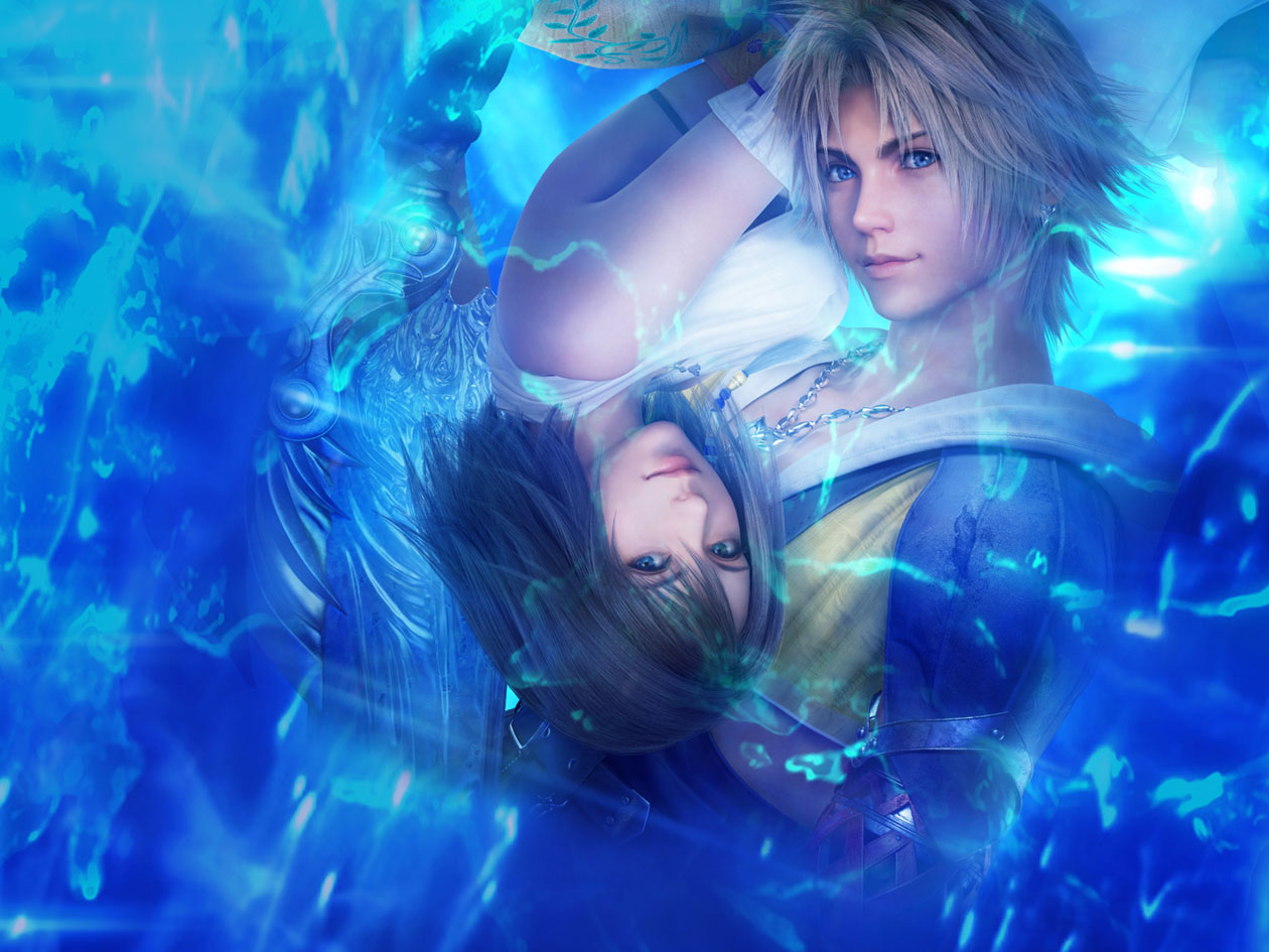 Final Fantasy X HD Remaster Yuna & Tidus Art from Final Fantasy X