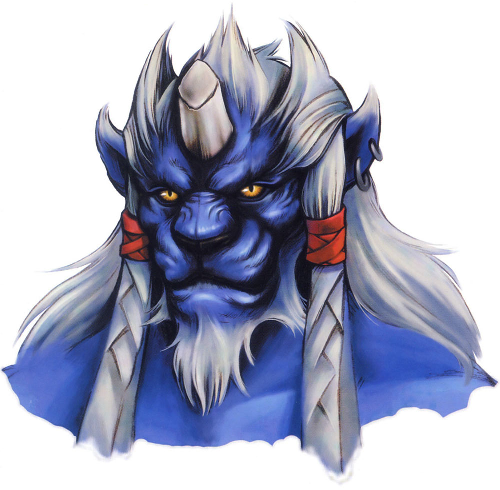 Kimahri Face Art from Final Fantasy X