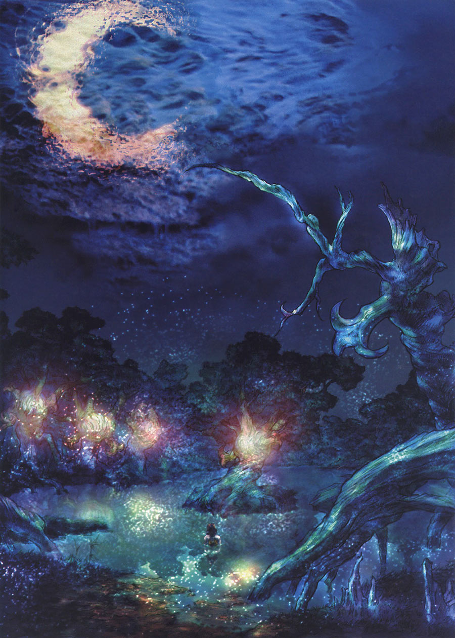 Lake Macalania Art from Final Fantasy X