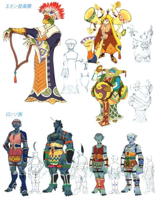 Ronso Race Art from Final Fantasy X