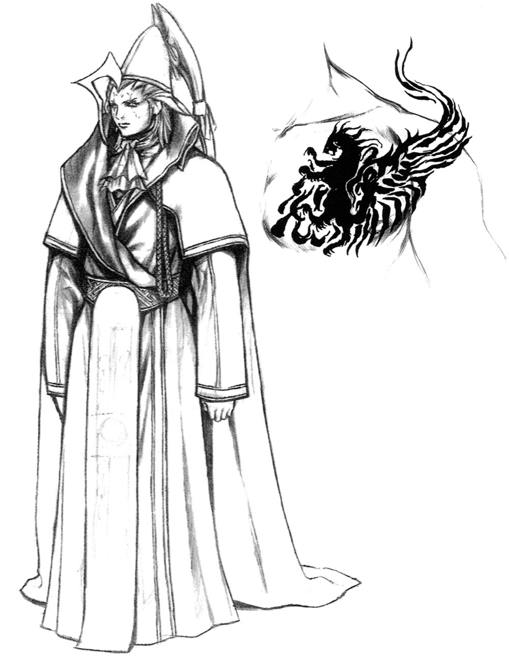 Seymour Sketch from Final Fantasy X