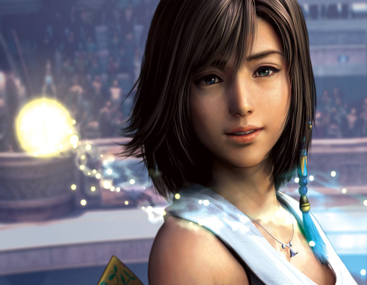 Yuna Face CG Art from Final Fantasy X