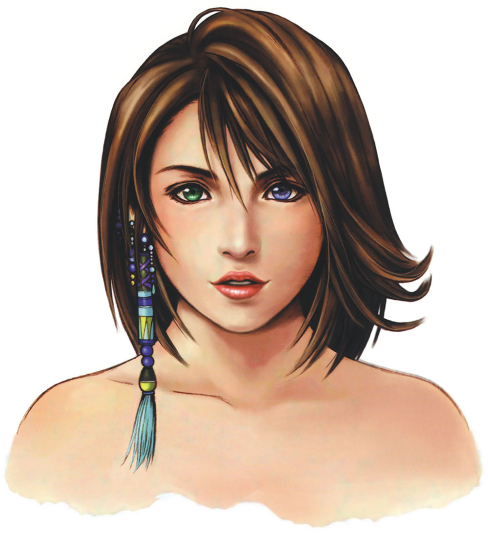 Yuna Face Art from Final Fantasy X