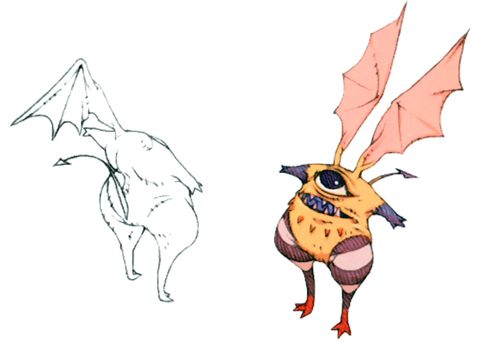 Ahriman Art from Final Fantasy XI