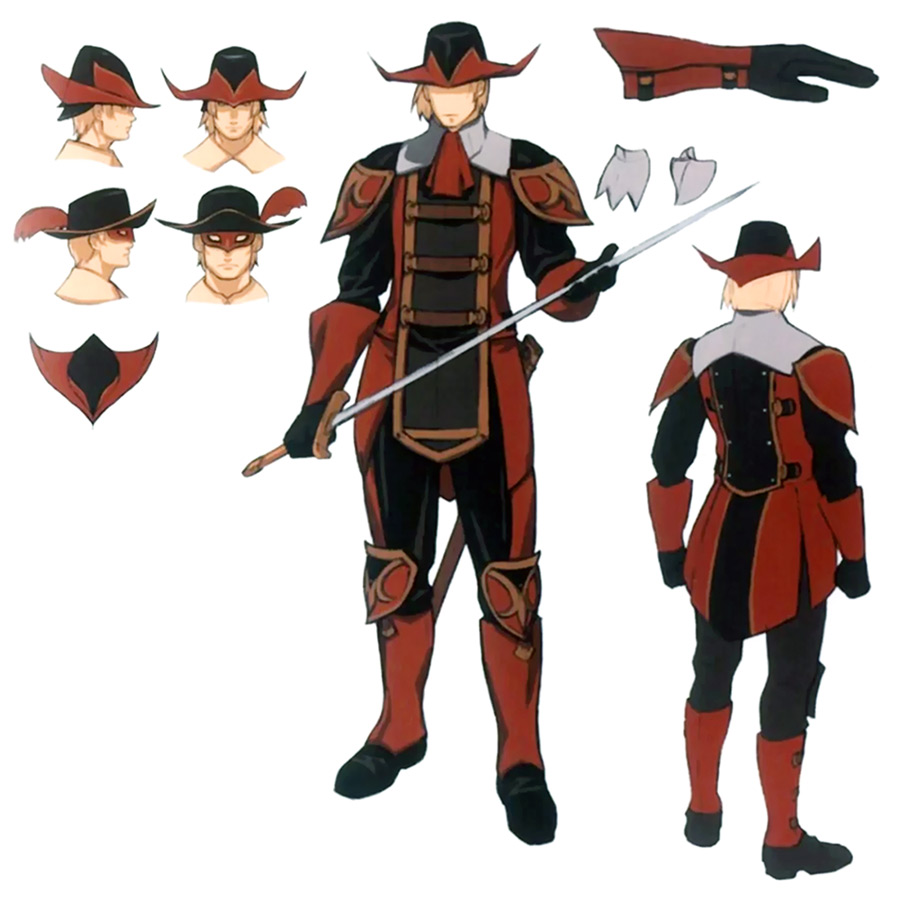Red Mage Concept Art from Final Fantasy XI