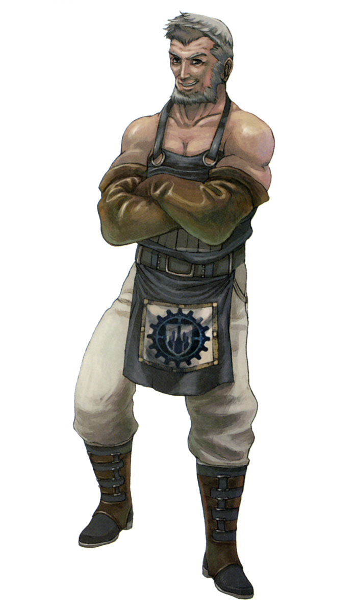 Cid Concept Art from Final Fantasy XI