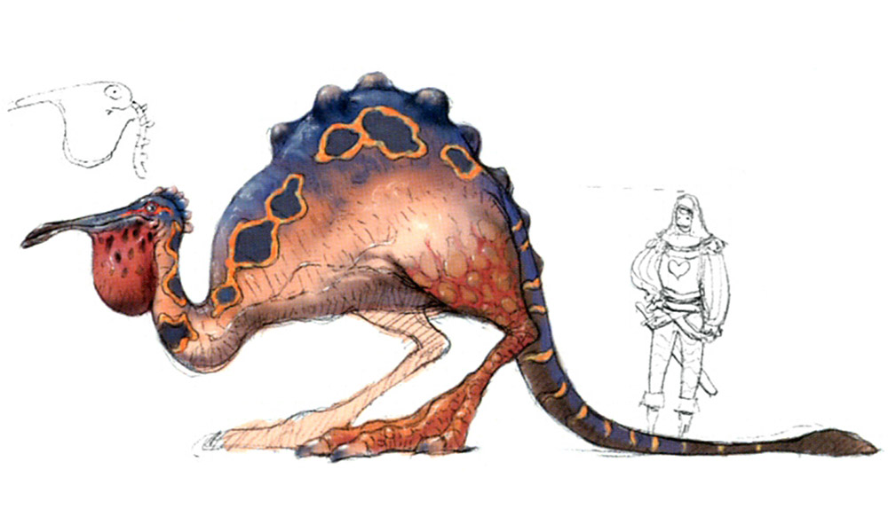 Cockatrice Art from Final Fantasy XI