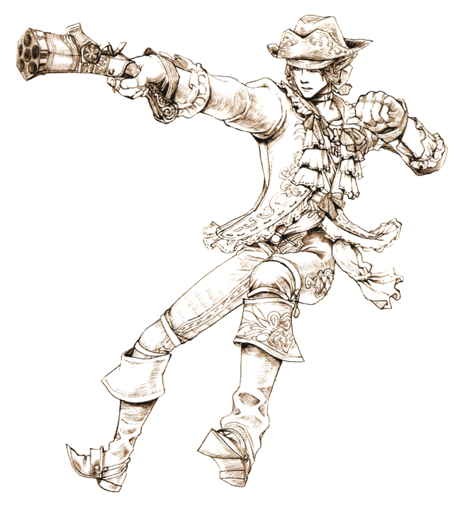 Corsair Sketch from Final Fantasy XI