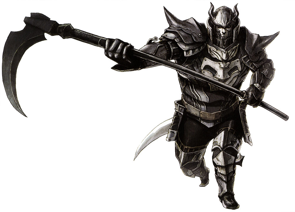 Galka Dark Knight Art from Final Fantasy XI