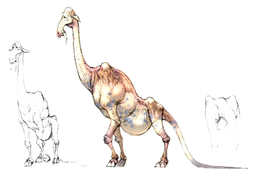 Dhalmel Art from Final Fantasy XI