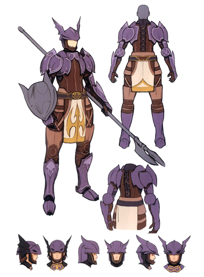 Dragoon Concept Art from Final Fantasy XI