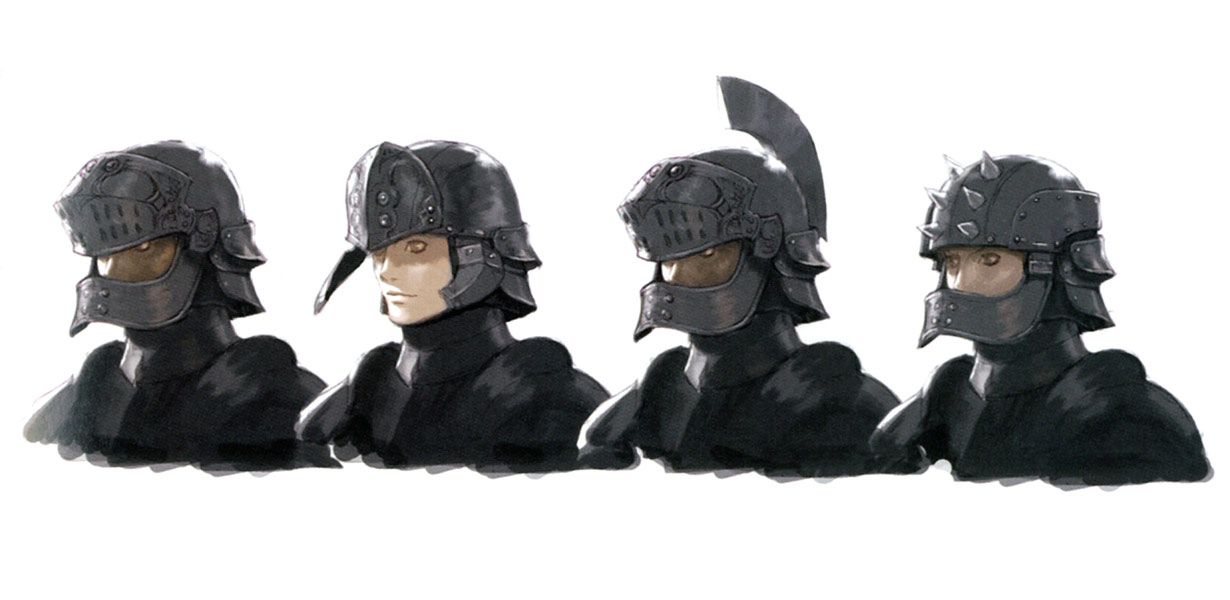 Ebon Helmet Art from Final Fantasy XI