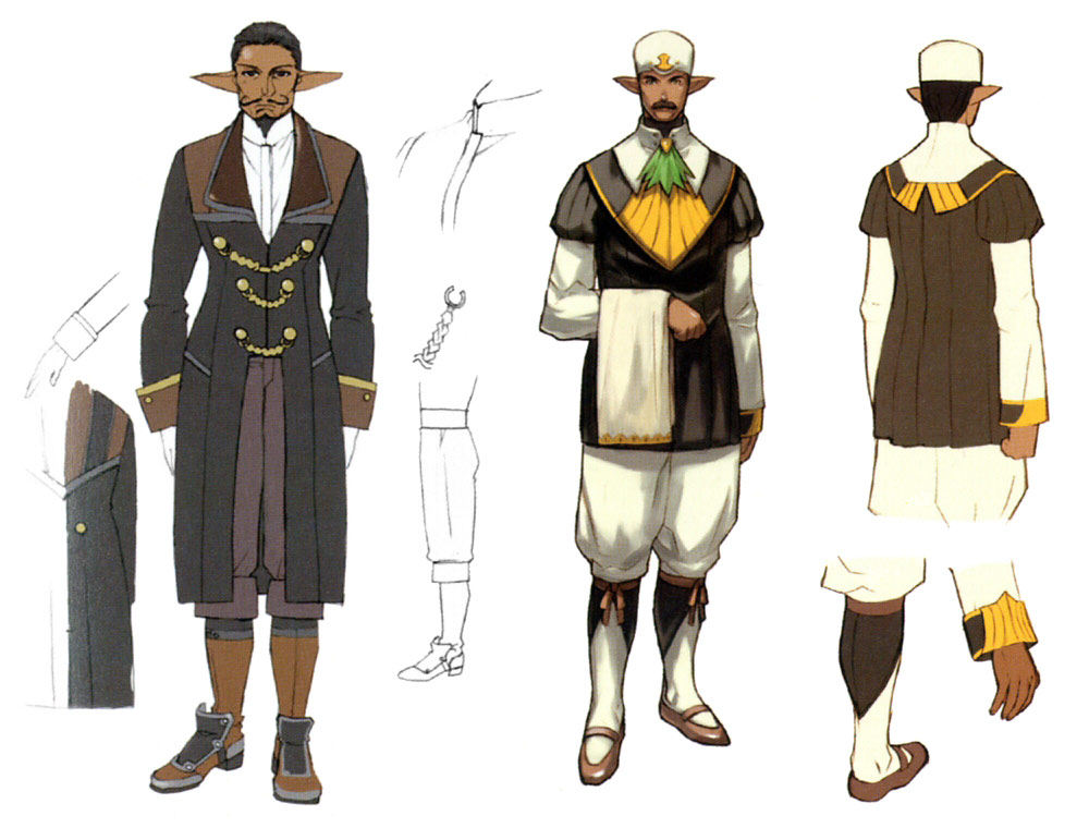 Elvaan Steward Art from Final Fantasy XI