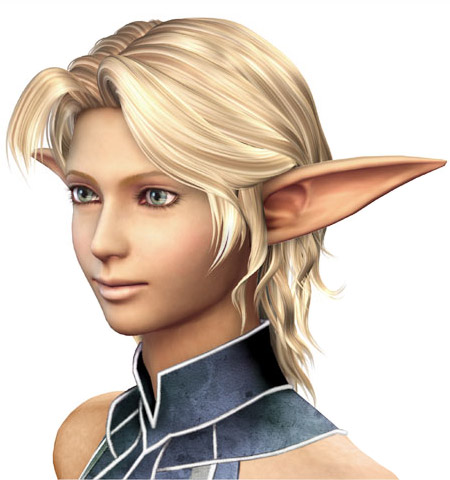 Elvaan Female Portrait Art from Final Fantasy XI