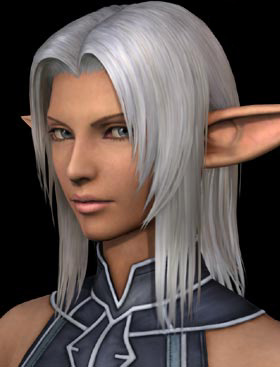 Elvaan Female Face 6 Art from Final Fantasy XI