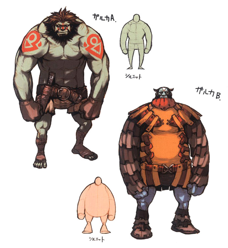 Galka Race Art from Final Fantasy XI