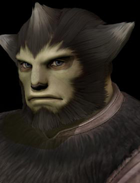 Galka Face 4 Art from Final Fantasy XI