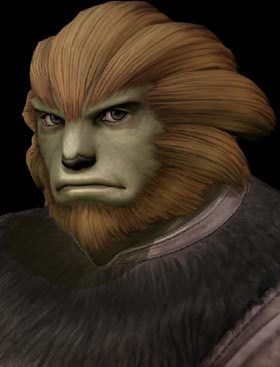 Galka Face 5 Art from Final Fantasy XI